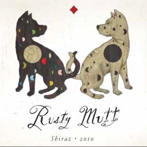 2010 Rusty Mutt Shiraz front label