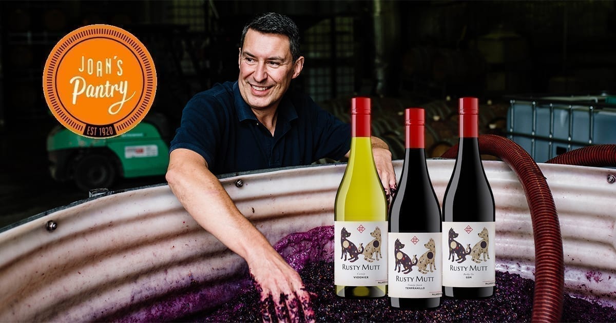 Winemaker Scott Heidrich at Joans Pantry