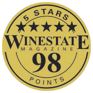 Winestate 5 stars and 98 Points